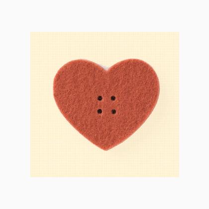 Riche Heart - Large Ruggine (2)