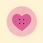 Riche Round Heart - Fucsia su Rosa