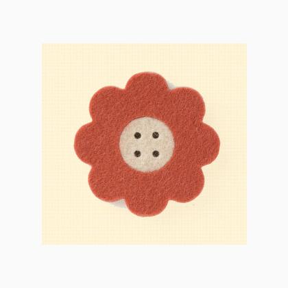 Riche Round Heart - Ruggine/Ecru