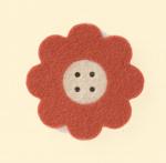 Riche Round Heart - Ruggine/Ecru