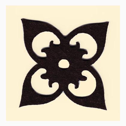 Incantevoli Decorazioni: fiore nero