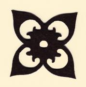 Incantevoli Decorazioni: fiore nero