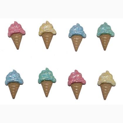 Glitter Ice Cream Cone - 4816