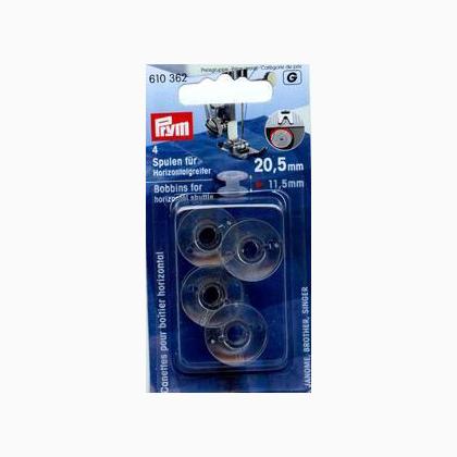 Bobine per navetta orizzontale plastica 20,5 mm