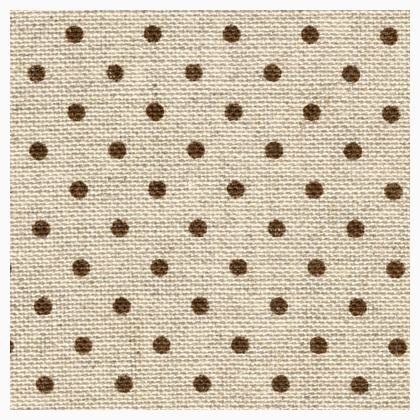 Lino Belfast 32ct - Petit Point Marrone