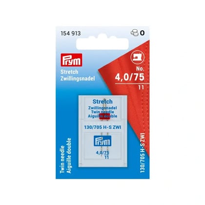 Aghi per macchina gemelli 130/705 Stretch 75/4,0 m