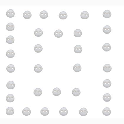 Micro Mini Round White - 4707