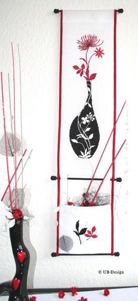 Sinfonie in Rot - Pannello da parete - Sinfonia in rosso