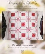 Ricamando con Giuliana - Riquadri in rosso - Italiano