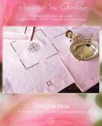 Ricamando con Giuliana - Tovaglia rosa - Italiano