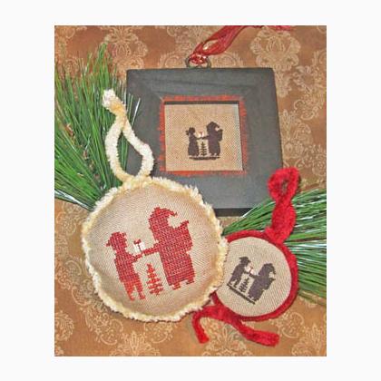 Santa & Children Silhouettes