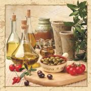 Salviette Olio, Pomodori, Olive
