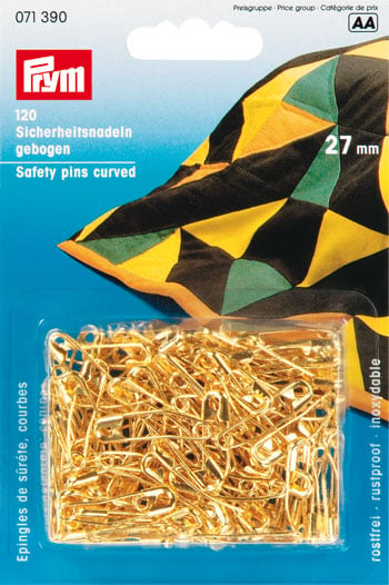 Spille da balia curve - Ottone/Acciaio Oro