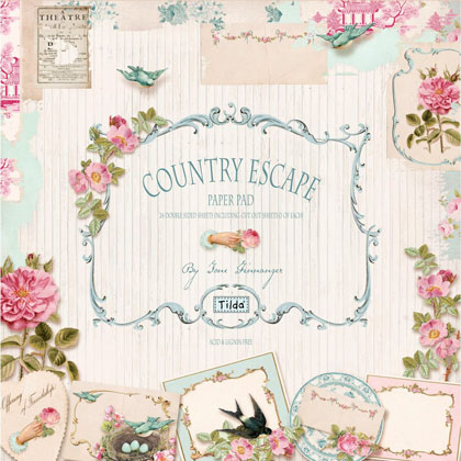 Blocco Carta Tilda: Country Escape