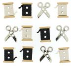 Sew Cute Spools and Scissors - 6942