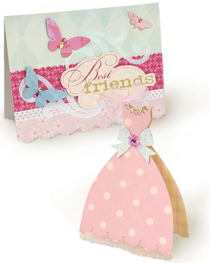Sizzix Bigz L Die - Abito principessa e biglietto