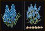 Pannello Muscari - nero