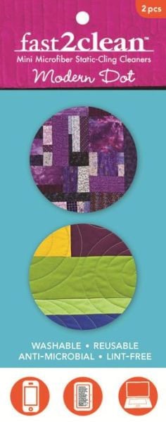 Fast2clean™ Modern Bright Mini Microfiber Static-Cling Cleaners