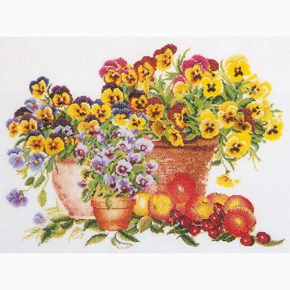 Pansies Vase