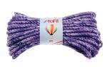 Nastro elastico JOY con cucitura - Glicine/Bianco