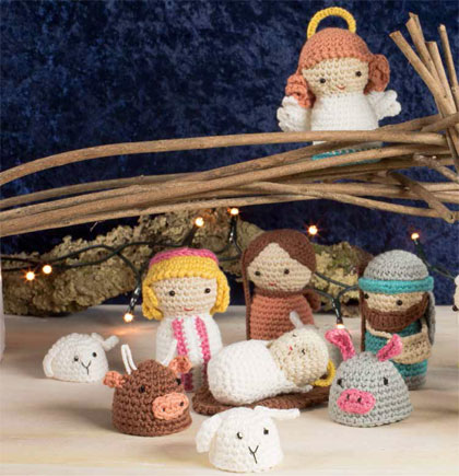 Kit Amigurumi Presepe Da Dmc Uncinetto Kit Punto Croce Kit Casa Cenina