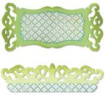Sizzix Sizzlits Die - Etichetta, Ornamento
