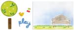 Sizzix Framelits Die Set 6PK w/Text. Imp. - Al parco