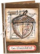 Sizzix Framelits Die Set 5PK w/Stamps - Ghianda