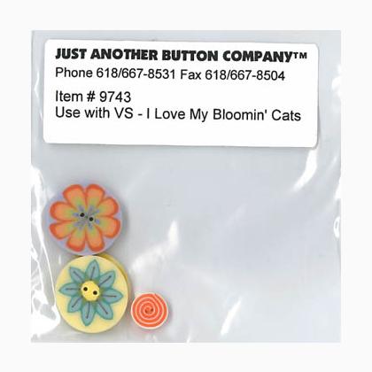 I Love My Bloomin Cats Button Pack (9743.G)