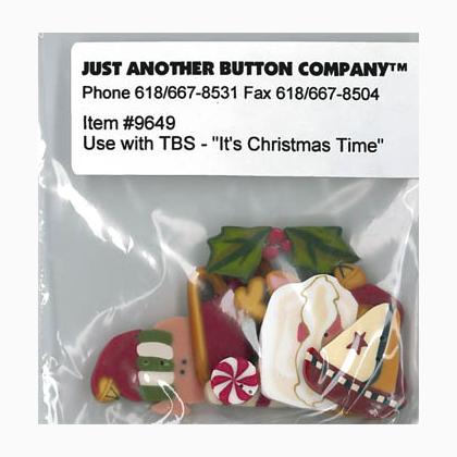 It`s Christmas Time Button Pack (9649)