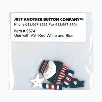 Red White & Blue Button Pack (9574)