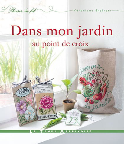Dans mon jardin au point de croix