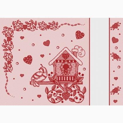 Tovagliette (2) natale joan elliott birdhouse rosso da tessitura ... Libretti punto croce con schemi asciugamani bagno
