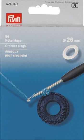 Anelli per uncinetto piatti 26 mm