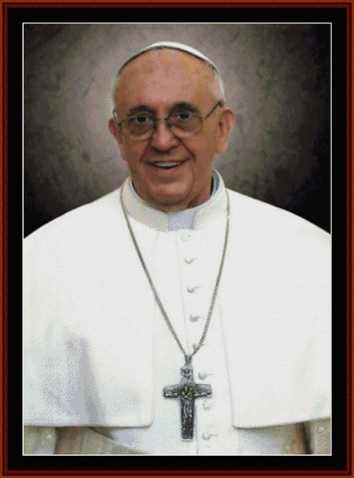 Papa Francesco da Cross Stitch Collectibles - Schemi Punto ...