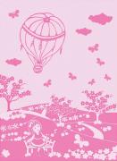 Asciugapiatti Mongolfiera - Rosa - Primavera