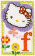 Hello Kitty - Lettera F
