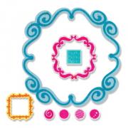 Sizzix Framelits Die Set 9PK w/Stamps - Grazie