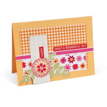 Sizzix Framelits Die Set 5PK w/Stamps - Giardino Inglese