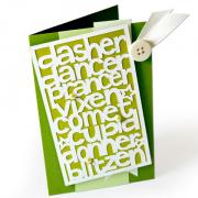 Sizzix Thinlits Die - I Nomi delle Renne