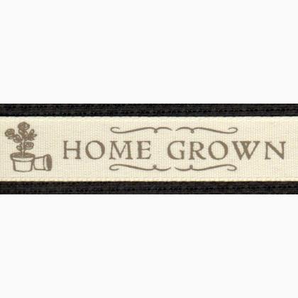Nastro 15mm - Home Grown - Bianco/Grigio