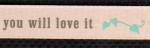 Nastro 15mm - you will love it - Turchese/Grigio/Rosa