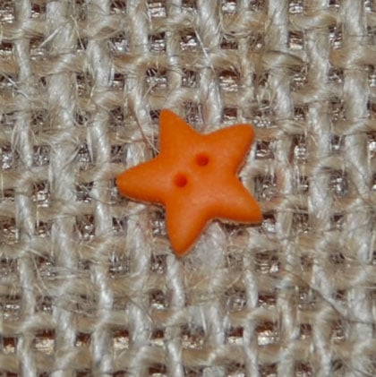 Bottone - Pulled Star - Glow Orange S
