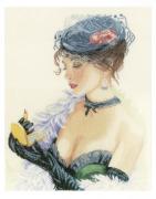 Lady with lipstick