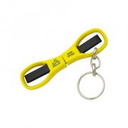 Forbici pieghevoli con portachiavi - Giallo