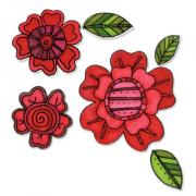 Sizzix Framelits Die Set 8PK w/Stamps - Fiori #5