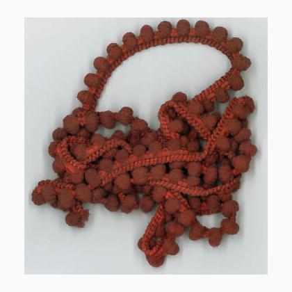 Red Velvet Cake Pom Pom (1yd)
