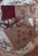 Spotted Chickens Sewing Bag