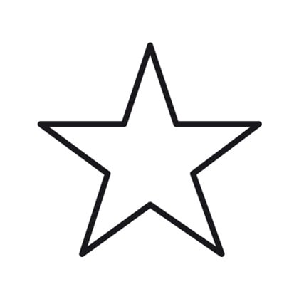 Stemplino Mini timbro a forma di stella 