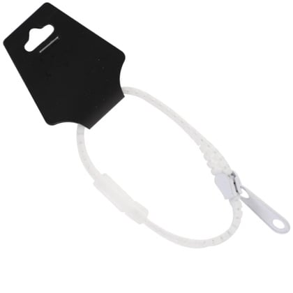 Bracciale con cerniera lampo